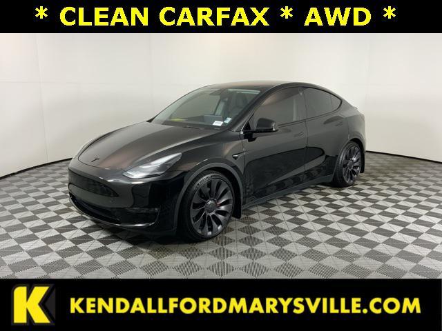 used 2021 Tesla Model Y car, priced at $36,972