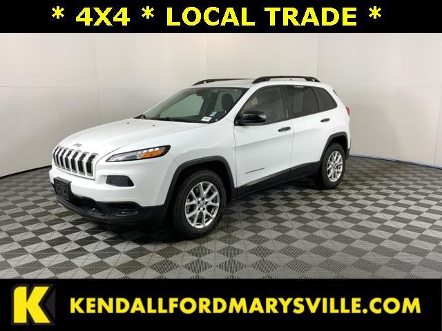 used 2017 Jeep Cherokee car, priced at $12,971