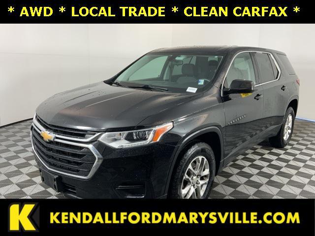 used 2020 Chevrolet Traverse car, priced at $19,971