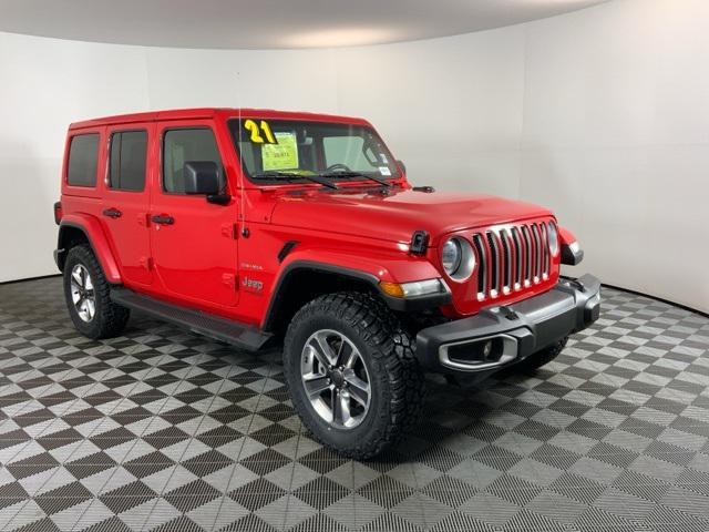 used 2021 Jeep Wrangler Unlimited car, priced at $29,471