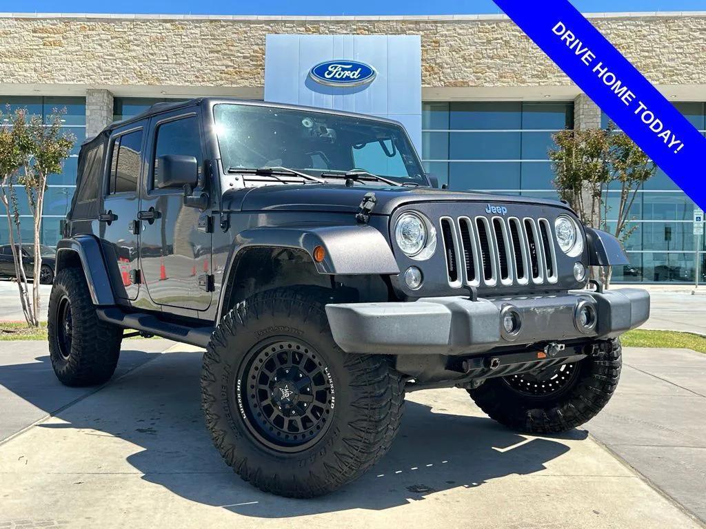 used 2018 Jeep Wrangler JK Unlimited car, priced at $26,500