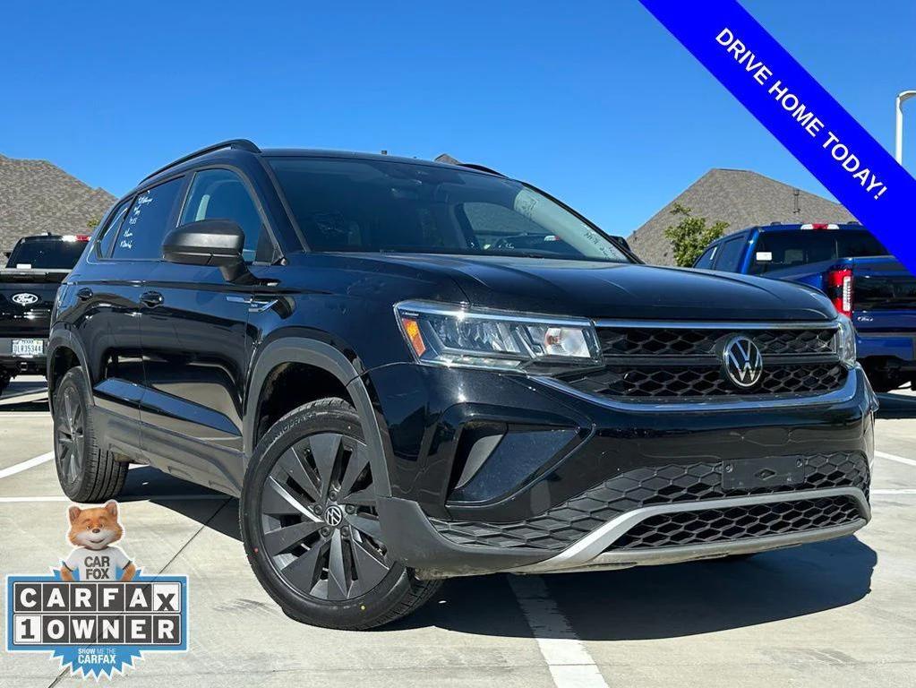 used 2024 Volkswagen Taos car, priced at $17,995