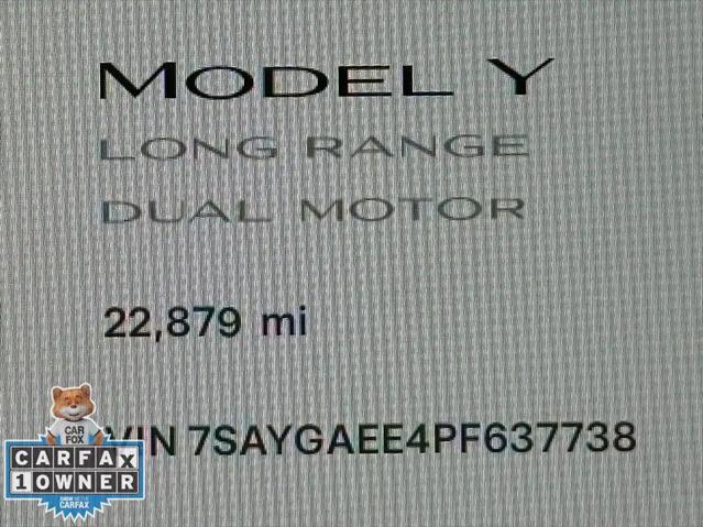 used 2023 Tesla Model Y car, priced at $31,500