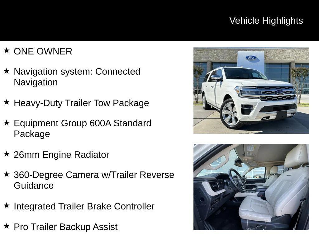 used 2023 Ford Expedition Max car, priced at $56,681