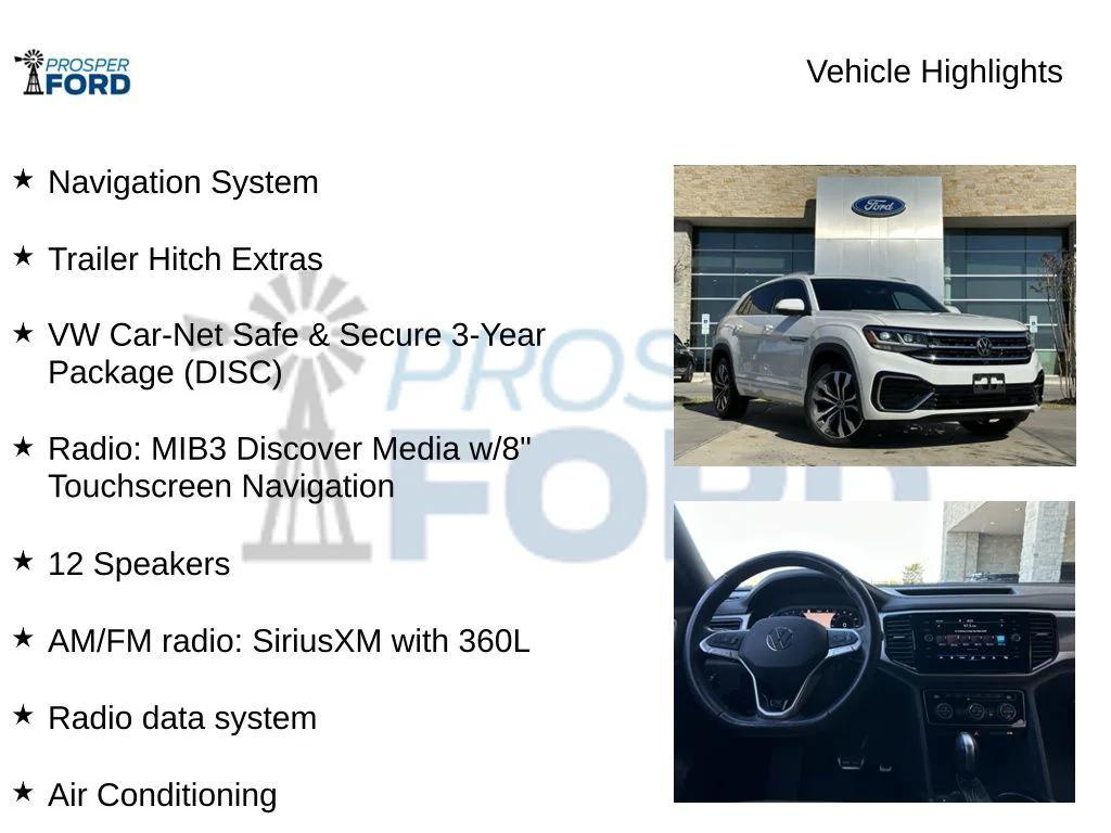 used 2023 Volkswagen Atlas Cross Sport car, priced at $32,495