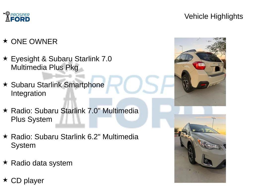 used 2017 Subaru Crosstrek car, priced at $14,995