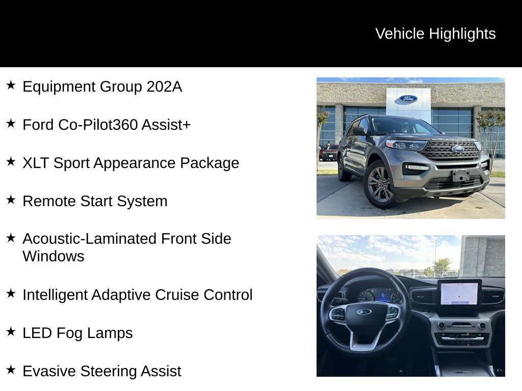 used 2021 Ford Explorer car, priced at $23,750