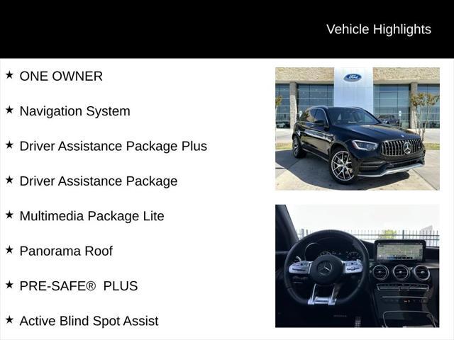 used 2022 Mercedes-Benz AMG GLC 43 car, priced at $47,000