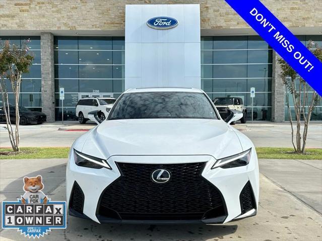 used 2024 Lexus IS 350 car, priced at $45,500