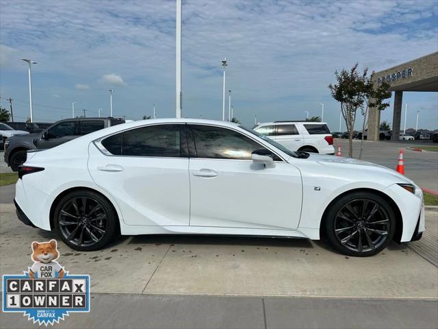 used 2024 Lexus IS 350 car, priced at $45,500