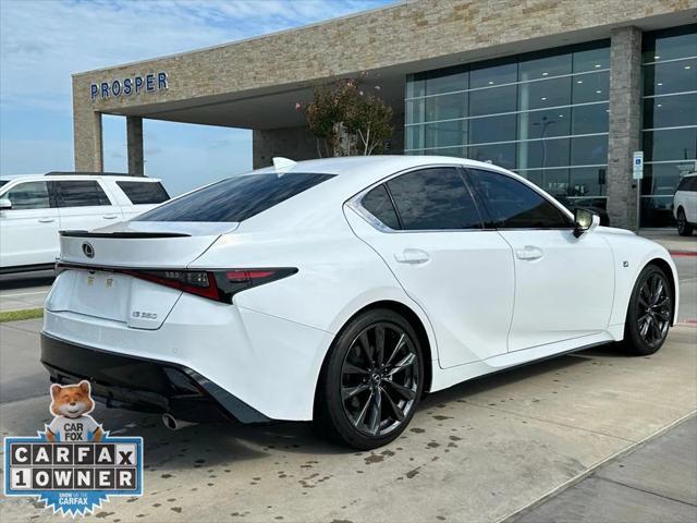 used 2024 Lexus IS 350 car, priced at $45,500