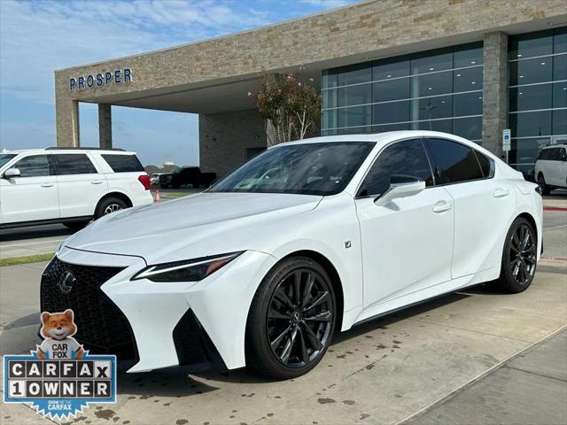 used 2024 Lexus IS 350 car, priced at $45,500