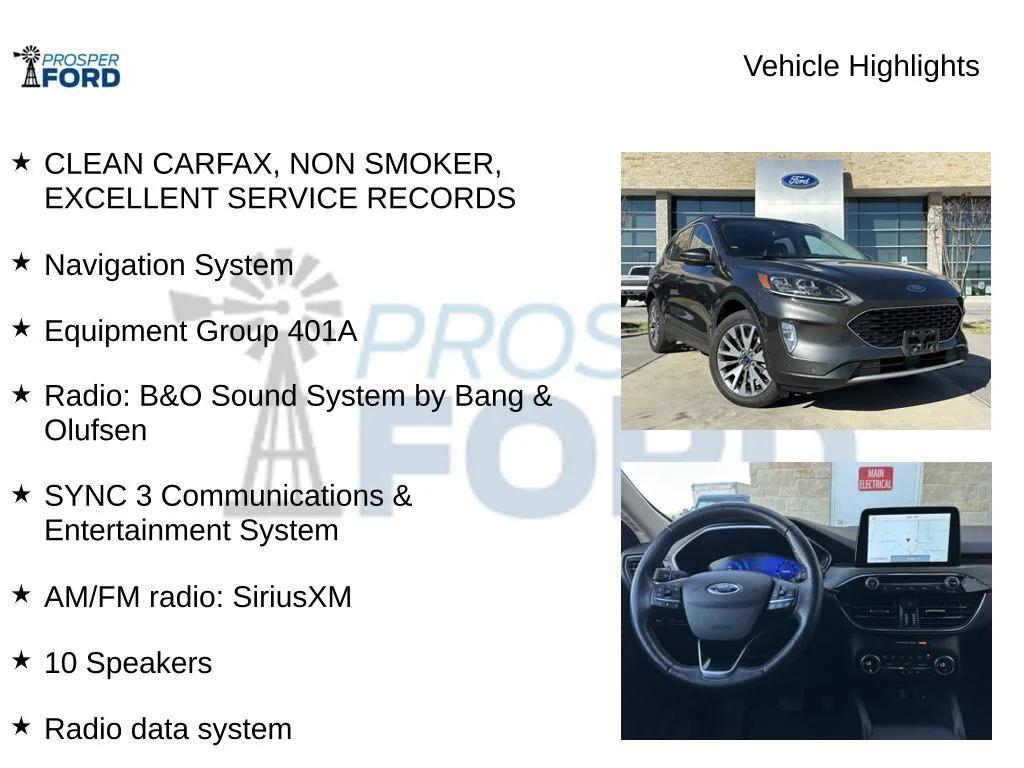 used 2020 Ford Escape car, priced at $19,750