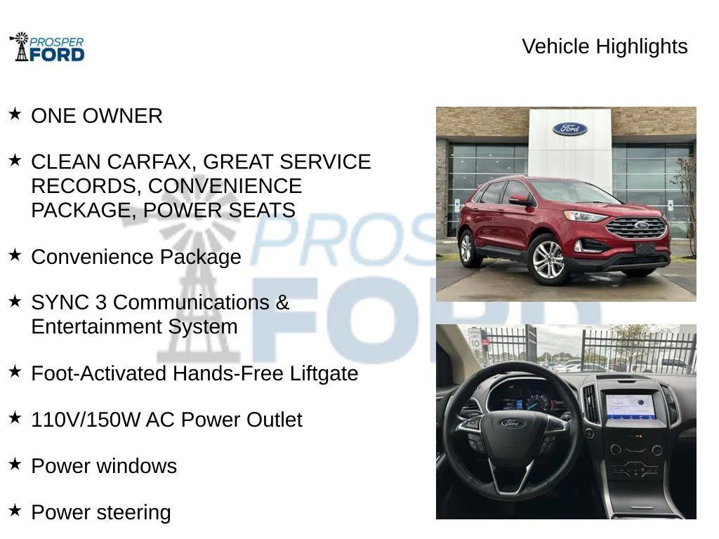 used 2020 Ford Edge car, priced at $14,989