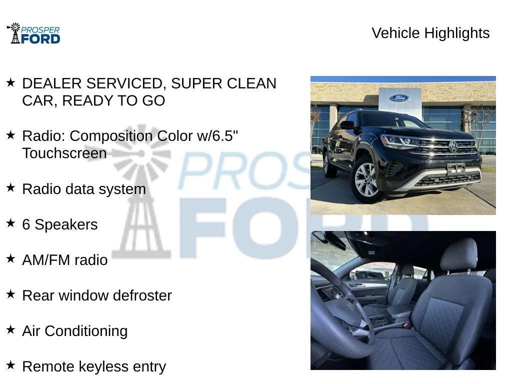 used 2020 Volkswagen Atlas Cross Sport car, priced at $20,995