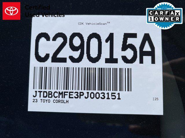 used 2023 Toyota Corolla Hybrid car, priced at $21,900