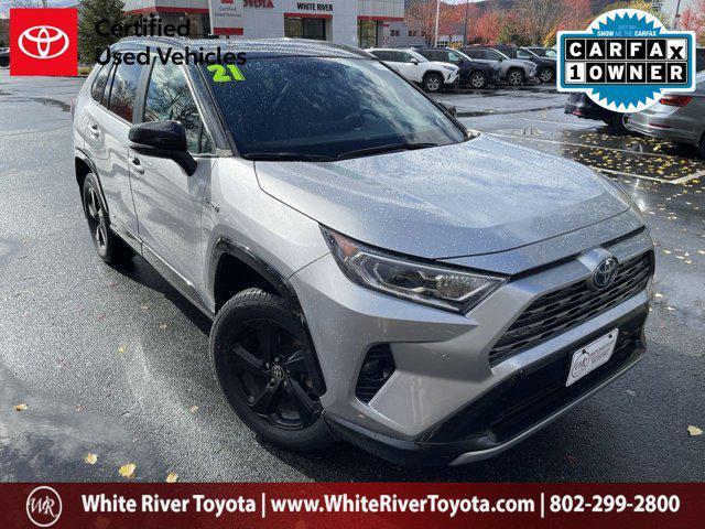 used 2021 Toyota RAV4 Hybrid car, priced at $30,900