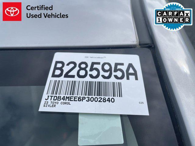 used 2023 Toyota Corolla car, priced at $21,500