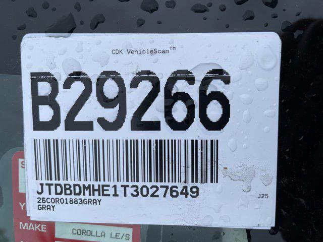 new 2026 Toyota Corolla Hybrid car, priced at $27,479