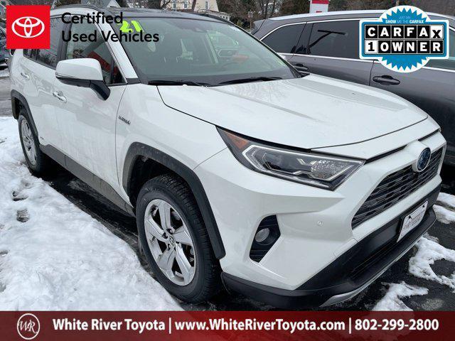 used 2021 Toyota RAV4 Hybrid car, priced at $34,900