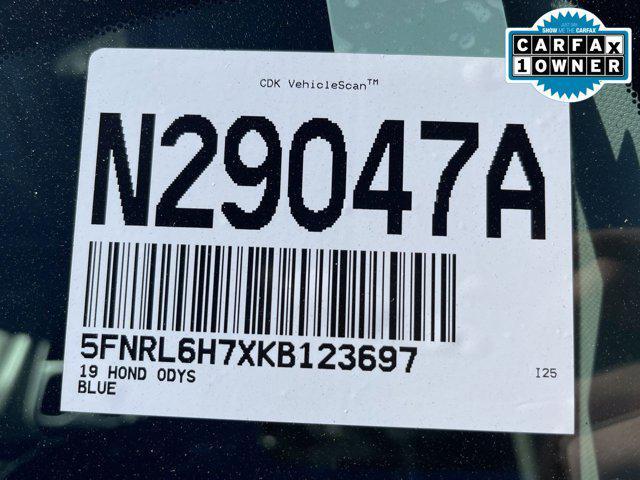 used 2019 Honda Odyssey car, priced at $21,200