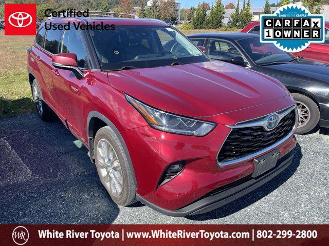 used 2021 Toyota Highlander Hybrid car, priced at $36,000