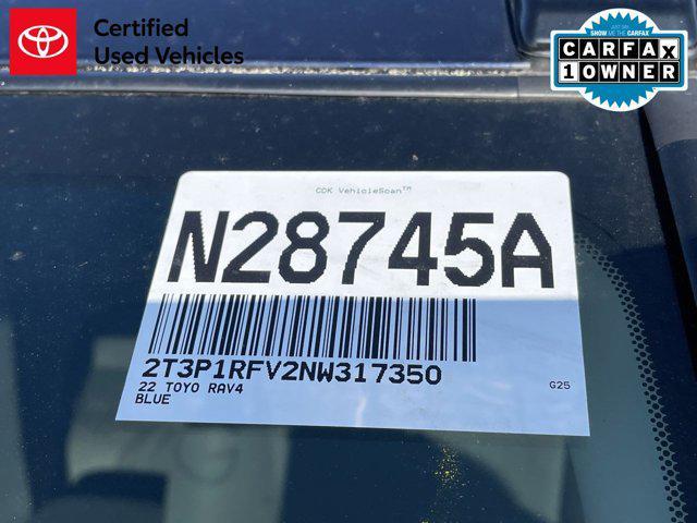 used 2022 Toyota RAV4 car, priced at $29,000
