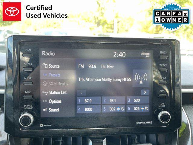 used 2022 Toyota Corolla car, priced at $19,000