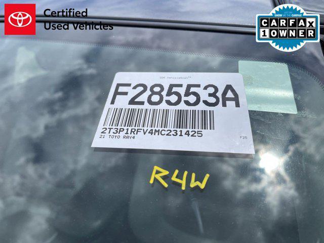 used 2021 Toyota RAV4 car, priced at $27,300