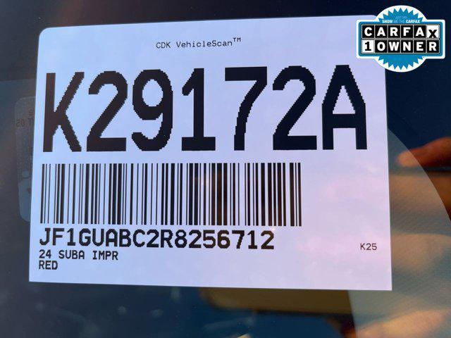 used 2024 Subaru Impreza car, priced at $21,500