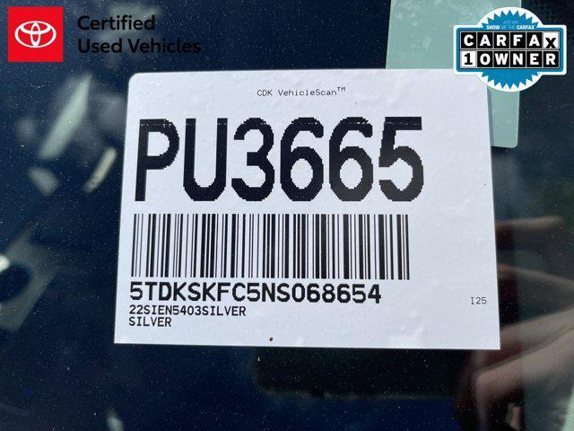 used 2022 Toyota Sienna car, priced at $40,000