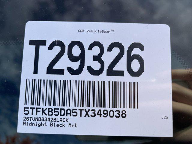 new 2026 Toyota Tundra car, priced at $45,637