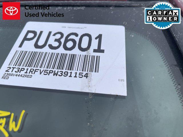 used 2023 Toyota RAV4 car, priced at $30,500