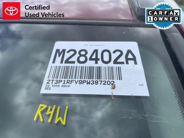 used 2023 Toyota RAV4 car, priced at $32,500