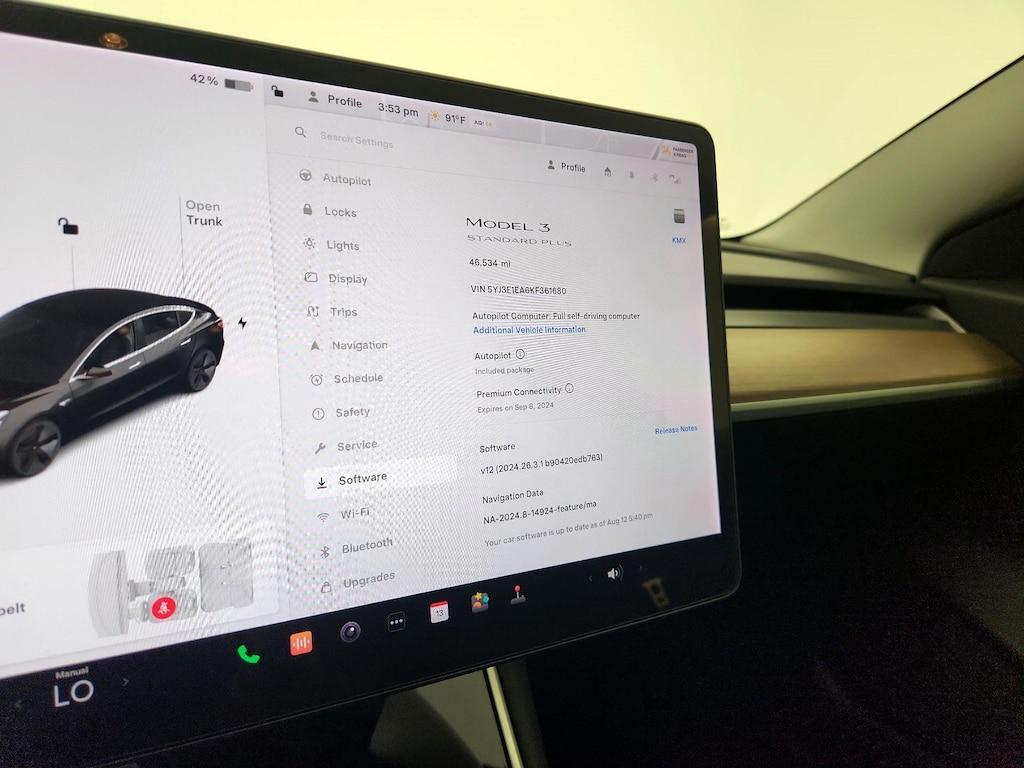 used 2019 Tesla Model 3 car, priced at $23,998