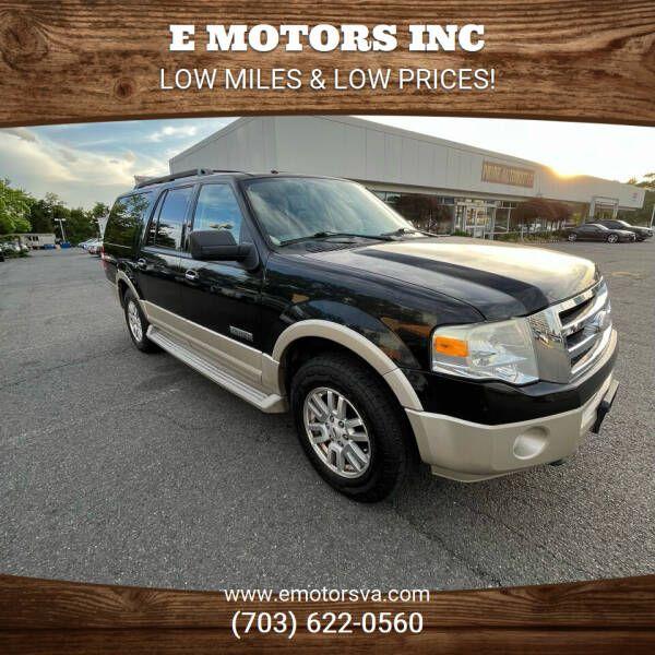 used 2007 Ford Expedition EL car, priced at $7,500