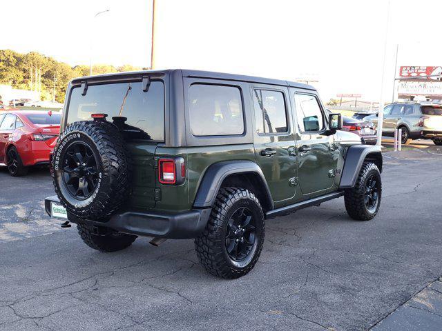 used 2020 Jeep Wrangler Unlimited car, priced at $25,986