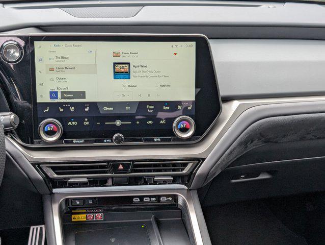 new 2025 Lexus TX 500h car, priced at $73,494