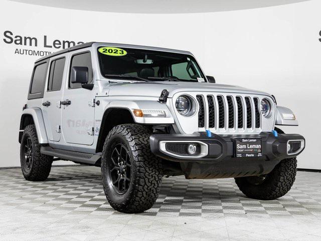 used 2023 Jeep Wrangler 4xe car, priced at $33,995