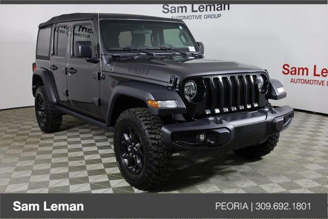 used 2022 Jeep Wrangler Unlimited car, priced at $36,495