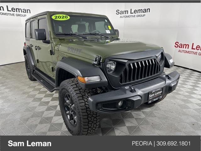 used 2020 Jeep Wrangler Unlimited car, priced at $30,995