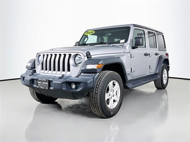 used 2020 Jeep Wrangler Unlimited car, priced at $25,700