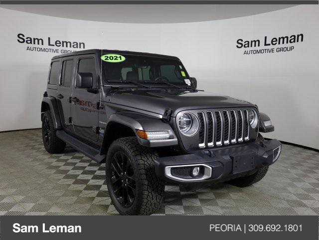 used 2021 Jeep Wrangler Unlimited 4xe car, priced at $26,980