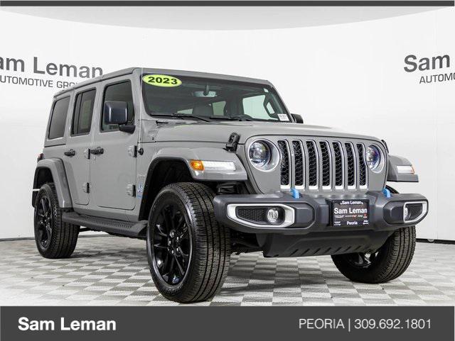 used 2023 Jeep Wrangler 4xe car, priced at $33,990