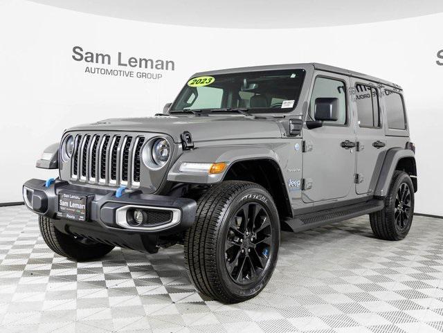 used 2023 Jeep Wrangler 4xe car, priced at $33,990