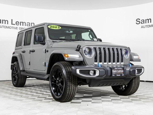 used 2023 Jeep Wrangler 4xe car, priced at $33,990