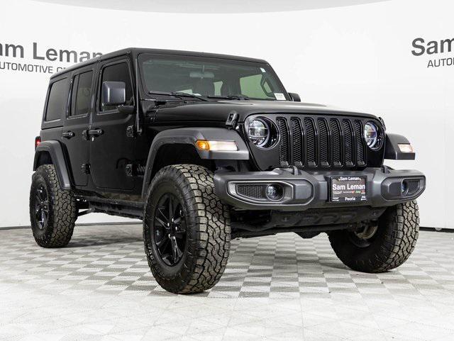 used 2021 Jeep Wrangler Unlimited car, priced at $32,200