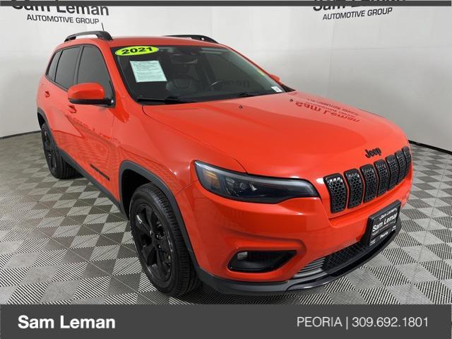 used 2021 Jeep Cherokee car, priced at $18,995