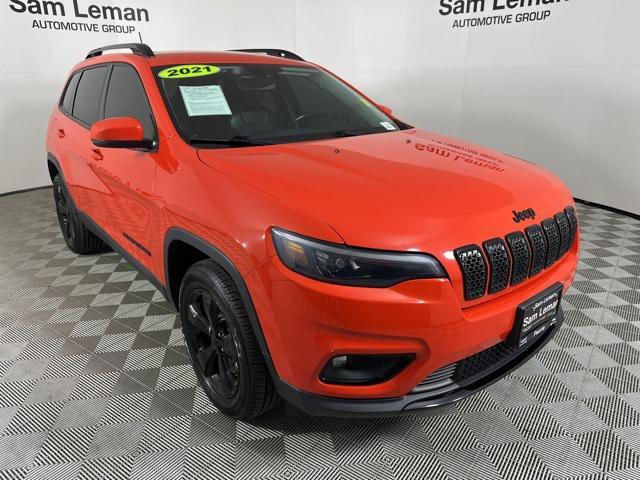 used 2021 Jeep Cherokee car, priced at $18,995