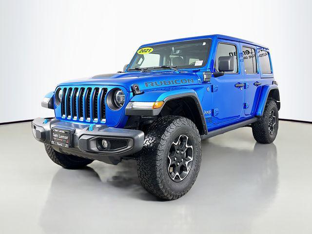 used 2021 Jeep Wrangler Unlimited 4xe car, priced at $33,200